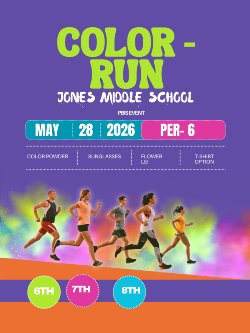 color Run flyer English